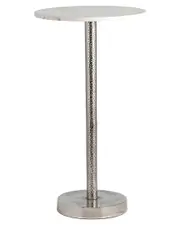 Sagebrook Home 24in Round Drink Table with Flat Base