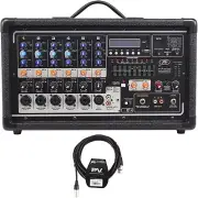 Peavey PVi 6500 6-channel 400W All in One Powered Mixer Amplifier with PV 20' Mi