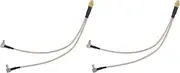 Binxind 2X 8 Inch SMA Female to Y Type 2 X Ts9 Angle Male Connector Splitter Combiner Cable,Gold&Silver