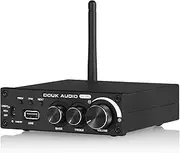 Douk Audio M1 PRO 320W Bluetooth Power Amplifier, 2 Channel Audio Amp, Wireless Receiver, for Home Stereo Speakers/Active Subwoofer, with Treble & Bass Control/U-Disk Music Player
