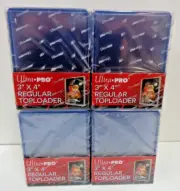 Lot of 100 2025 NEW STOCK Ultra Pro Regular 3 x 4 Toploaders New Top Loaders