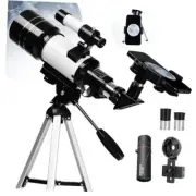 Telescope for Kids, 70mm Aperture (15X-150X) Portable Refractor Telescopes
