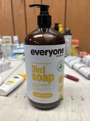 Everyone, Everyone Soap for Every Body, 3 in 1, Coconut + Lemon, 32 fl oz