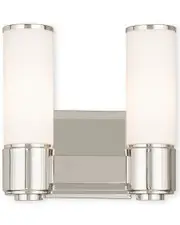 Livex Weston 2-Light PN Wall Sconce/ Bath-Light