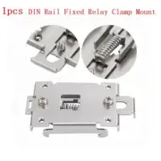 1Pcs Single Phase SSR 35mm DIN Rail Fixed State Relay Clip Clamp Mounting Screws