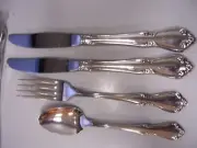 Affection (Silverplate) by ONEIDA SILVER - 2 Knives, 2 Forks & Teaspoon