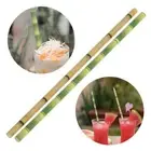 Decorative Event Paper Straw Drinking Straws Party Supplies Green Bamboo
