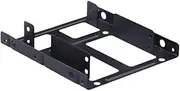 AsrMyjcx SSD Hard Drive Mounting Kit, Double Internal SSD/HDD Mounting Frame, Easy Installation, Metal Double SSD Mounting Bracket