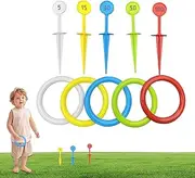 Ring Throwing Game for Children – Colourful Interactive Launch Game, Outdoor Sports Toys for Families, Friends, Children, Garden, Home, Indoor Lake