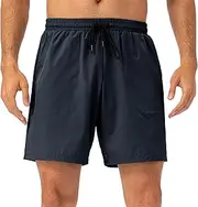 [JEShifangjiusu] Men's Leisure Sports 5-Point Shorts Summer Fitness Quick-Drying Shorts Solid Color Daily Drawstring Shorts