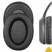 Geekria Protein Leather Ear Pads for Edifier W800BT Headphones (Black)
