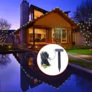 Warm White Solar String Lights for Christmas Garden Decor Fairy Lights