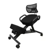 Ergonomic Kneeling Chair Adjustable Bentwood Frame Chair For Straighten Backbone