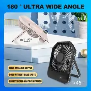 USB Desk Fan 3 Quiet Speed Table Fan USB Cooling Fan Desktop Fan Foldable