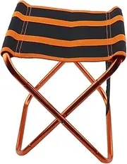 Mipcase 1PC Portable Folding Chair Lightweight Aluminum Outdoor Camping Stool for Hiking Fishing and Picnics Easy Setup and Storage Travel Companion