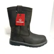Wolverine Mens FloorHand Welly Waterproof Boot Brown 12 M