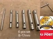 6pcs Spark Plug Wrench set,Hex Socket Tap Tube Spanner set, Plumber Tap,AU stock