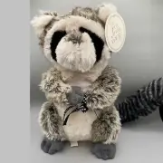 Pottery Barn Teen RACCOON Rockin Plush Animal Speaker Plush Toy Doll NWT