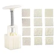 Mold 100g Rose Square Stamps Biscuit Cookie Cutter