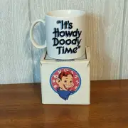 VTG Howdy Doody Time White Mug NWT Applause Made In Korea 1988
