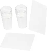 NOLITOY 2 Sets Nail Stamp Stamper Sticker Nail Art Stamper Plates Nail Design Stickers Nail Stencils Manicure Glue Tool Nail Supplies Kit Nails Nail Art Seal Nail Dip Kit Stamps Polish Abs