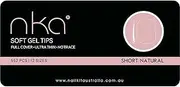 Nka Soft Gel Nail Tips, Press on Nails - Full Cover, Ultra Thin, No Trace, Pre Buffed, Durable Gel, 12 Sizes -Short Natural (240)