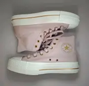Converse Chuck Taylor All Star Lift Platform High Top Flush Stone/Gold -Size 8.5
