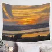 Art Painting Corfu Sunset Tapestry