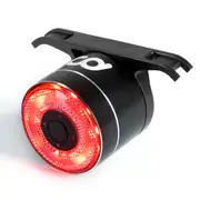 CyclingDeal Bike Bicycle 7-color Ultra Bright RGB LED Quick USB Charge Tail Rear Light - IPX6 Waterproof & Made of CNC Aluminium Alloy