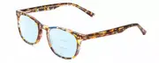 Prive Revaux Show Off Womens Multi-Focus Blue Light Glasses in Orange Brown 48mm