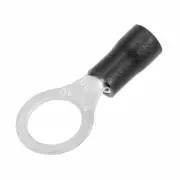 A● RV5.5-10 Insulated Electrical Crimp Terminal, Ring Spade Wire Connector100Pcs