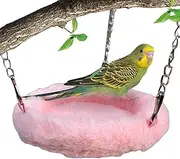Parakeet Bed - Warm Bird Sleeping Hut Parrot Bed,Birds Swing Toys, Plush Bird Bed, Parrot Cage Hammock for Budgie Lovebird Conure Quaker Cockatiel