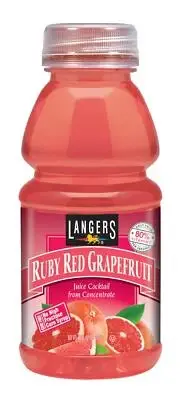 Langer's Ruby Red Grapefruit Juice Cocktail 10 Oz Pack Of 12