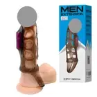 Vibrating Sleeve Penis Extender Cock Ring Delay Sleeve Extension Men Sex Toy