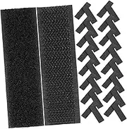 ADOCARN 50Pcs Hook and Loop Adhesive Strips Double Sided Household Tape for Shoes Hats and Clothing Strong Adhesive for Easy Application and Convenient Use