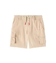 [Scotch & Soda Kids] Scotch & Soda Kids Cotton and linen cargo shorts Y 16 beige