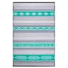 Multicolour Aztec Scandi Recycled Plastic Reversible Waterproof OutdoorRug Ibiza