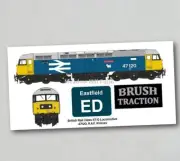 British Rail Class 47 Fridge Magnet 47120 Eastfield BR Blue Diesel Locomotive