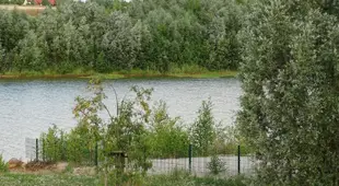 Feriendomizil am Stormthaler See, Lagovida, Leipziger Neuseenland, Großposna, Sauna mit Seeblick