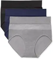 [Warner's] Women's Blissful Benefits Dig-Free Seamless Brief 3-Pack Rs6333w