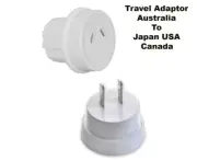 Travel Adapter Power Socket to Plug Australia To Japan USA Canada Adaptor
