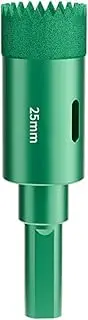 [Oxtxuzdm] Multipurpose Tile Drill Bits Serrated Edges Serrated Dry Drilling Hole Opener Drilling Into Ceramic Glass
