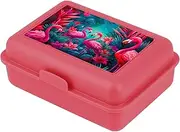 Children's Lunch Box for School - Lunch Box for Girls, Boys, Nursery - Lunch Box, Lunch Box, Snack Box (Flamingos)