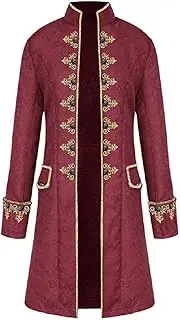 [FunParrot] Men's Steampunk Vintage Tailcoat Jacket Gothic Victorian Frock Coat Uniform Halloween Costume