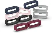 [RuenTech] Replacement Fastener Ring for Garmin Vivoactive HR Bands(Pack of 10) Silicone Connector Security Loop for Garmin vívoactive HR GPS Smart Watch