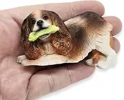 Tiny 1½" High Fridge Magnets Charles Spaniel Cavalier King Dog Pet Puppy Dogs Creature Animals Souvenir Refrigerator Magnets 3D Resin Decorative Collectibles Pet Lover Collectible