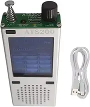 Bluetooth Portable Radio, FM, AM, LSB, USB Receiver with 2.4inch TFT Touch Screen Full Band Radio Receiver