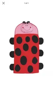 Stephen Joseph Ladybug Nap Mat with Attached blanket/pillow NATALIE Monogram