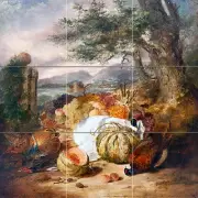 Still life Tile Mural Kitchen Bathroom Wall Backsplash 18x18