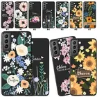 Personalised Name Floral Phone Case Cover For Samsung Galaxy S23 S22 A14 A13 A32